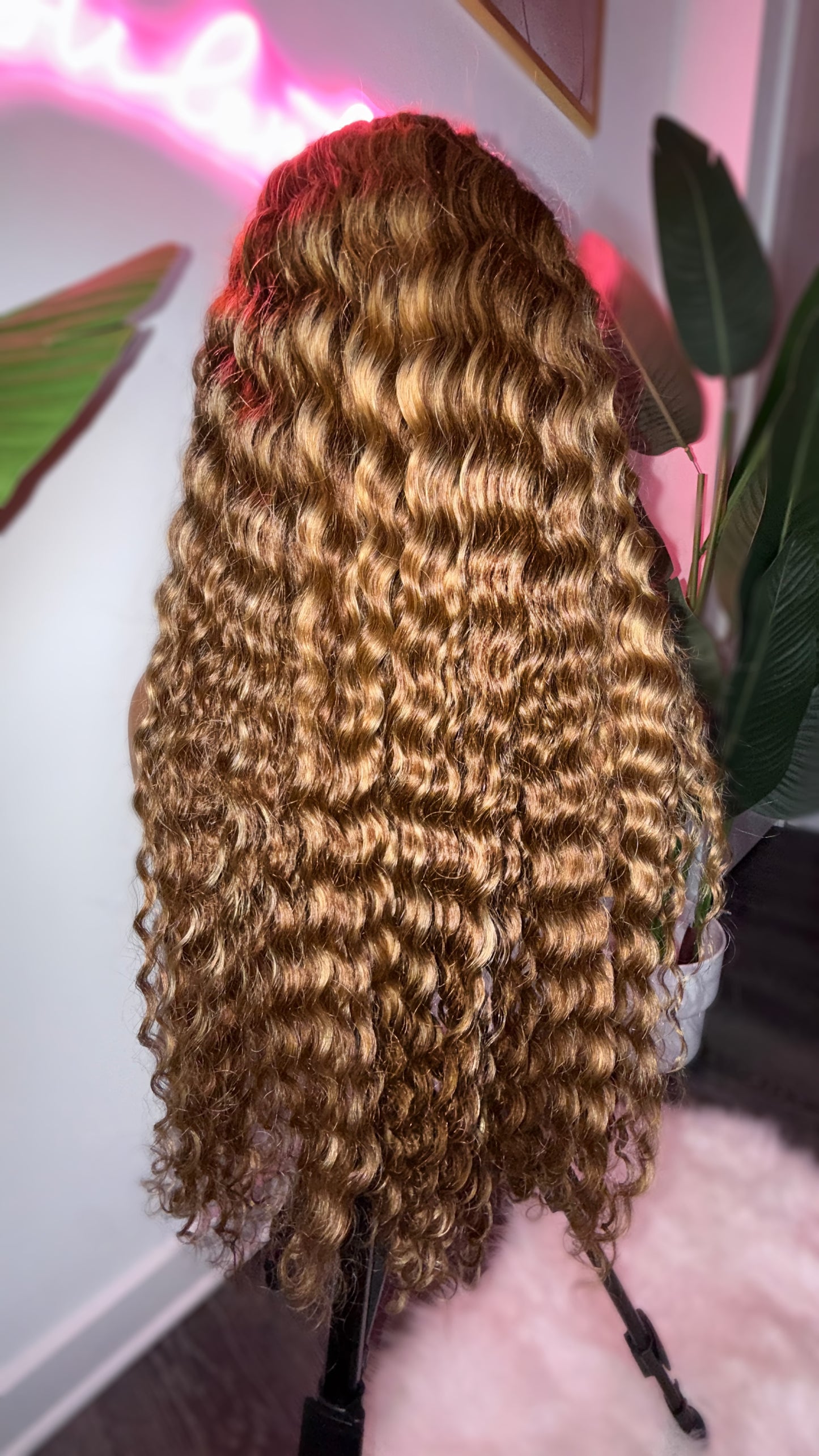 Opulent Honey Blonde Deep Wave HD Lace Wig